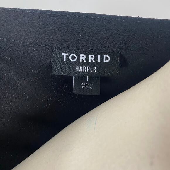 Torrid Black Harper Blouse - Picture 4 of 5